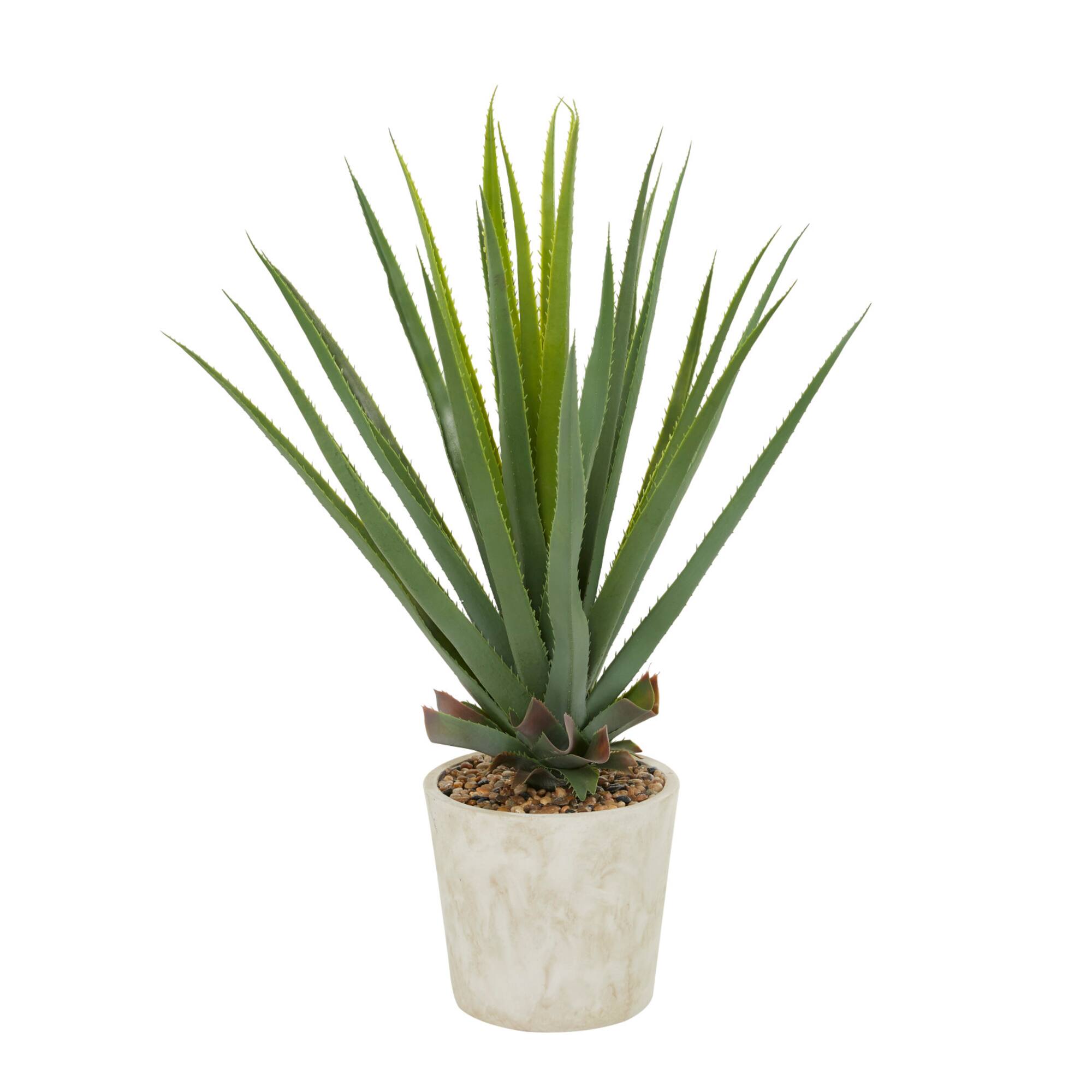 3ft. Potted Contemporary Aloe Artificial Foliage